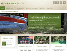 Tablet Screenshot of johnknoxranch.org